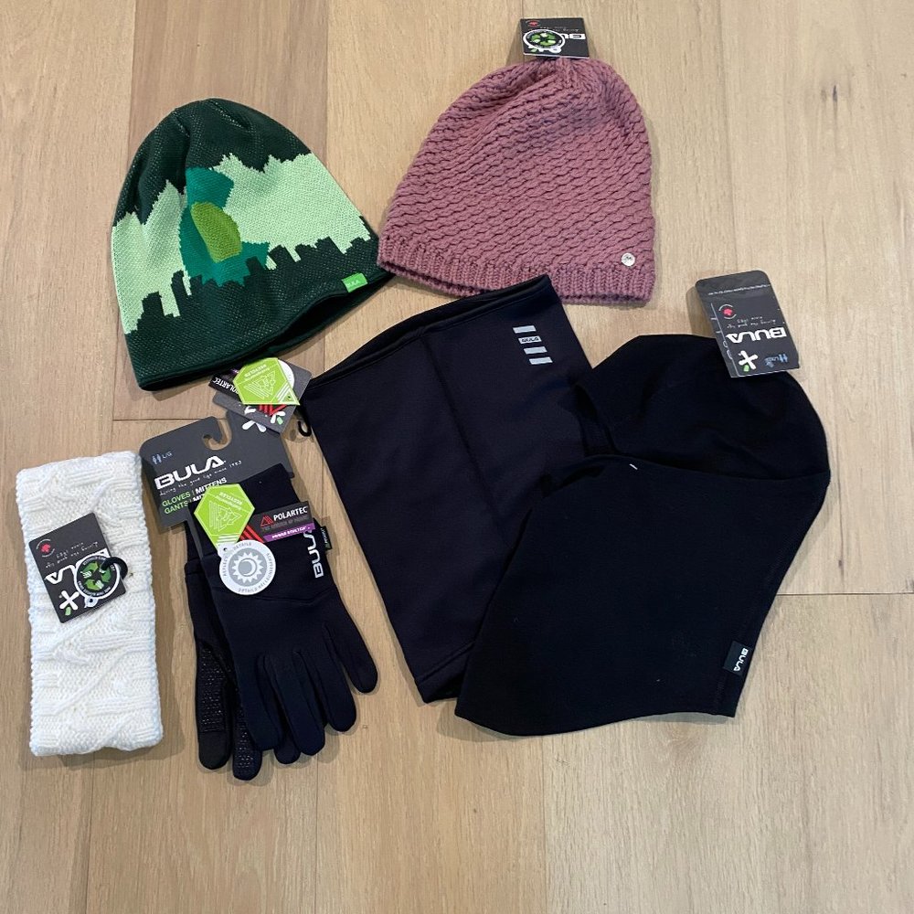 BULA hats and winter grab bag NWT